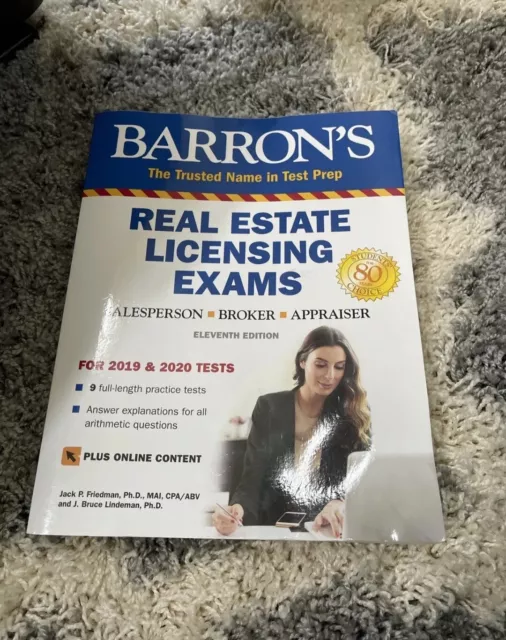 Estate　Online...　Licensing　BARRON'S　TEST　PREP　PicClick　AU　Ser.:　Barron's　with　Real　Exams　$33.65