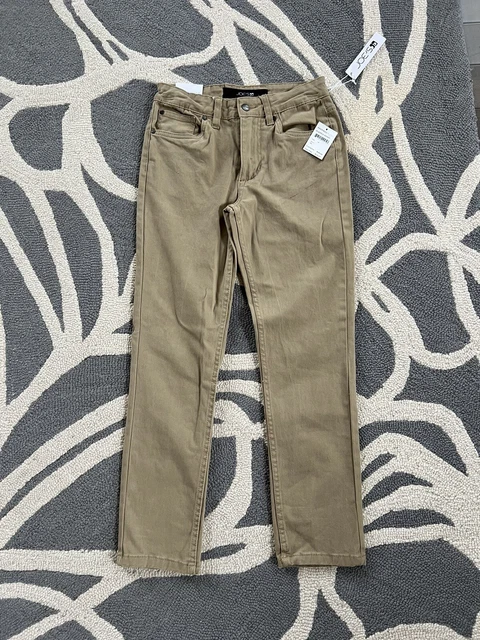Joes Straight + narrow Brixton Boys Pants Size 10 Sueded Khaki