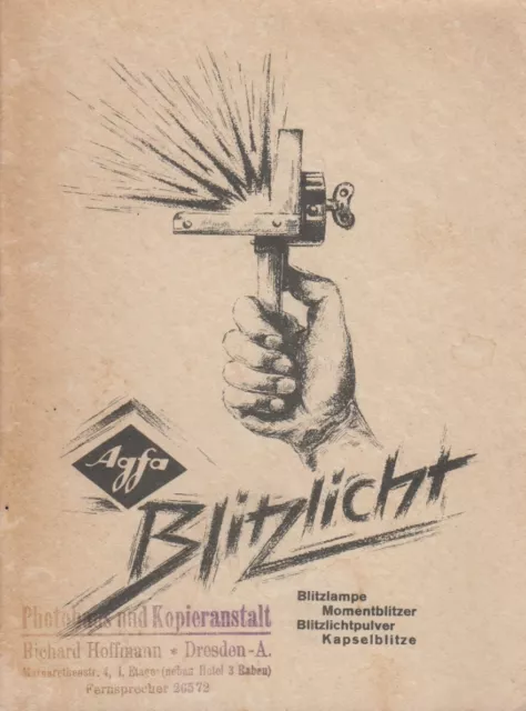 Etwas über Agfa Blitzlicht-Photographie von Heinrich Beck (1910)