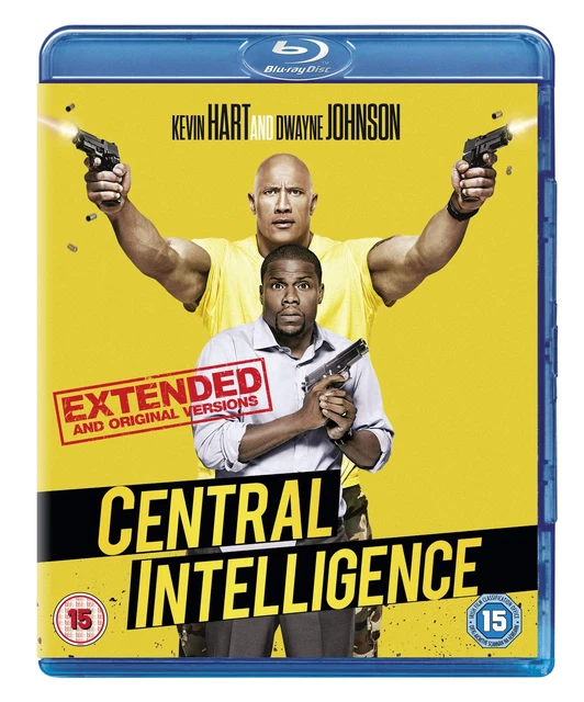 Central Intelligence  (Blu-ray) Dwayne Johnson Kevin Hart Aaron Paul