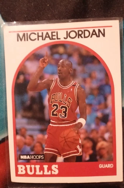 michael jordan chicago bulls nba hoops card