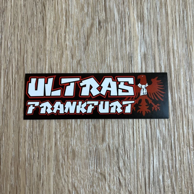 EINTRACHT FRANKFURT AUFKLEBER Sammlungsauflösung SGE Sticker Ultras EUR