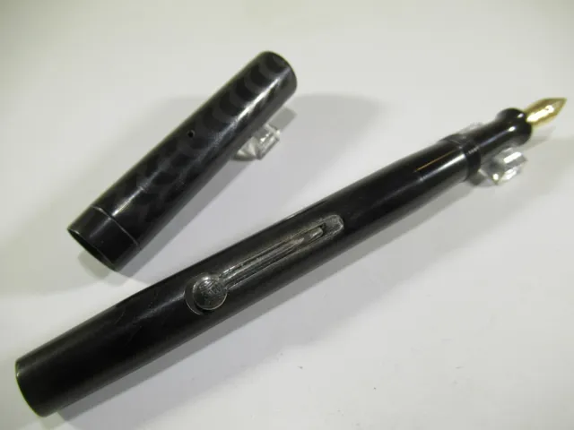 Stylo plume français ébonite noire – french fountain pen BCHR