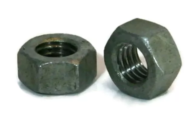 Hex Finish Nuts Hot Dipped Galvanized -3/8"-16 UNC- Qty-100