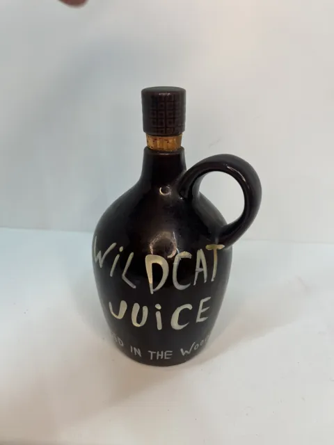 Vintage Decanter Wildcat Juice Artmark Made in Japan