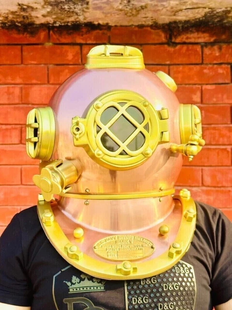 CASQUE DE PLONGÉE sous-marine antique US Navy Mark V Casque de plongée... EUR 249,66 - FR CASQUE DE PLONGÉE sous-marine antique US Navy Mark V Casque de plongée... EUR 249,66 - FR