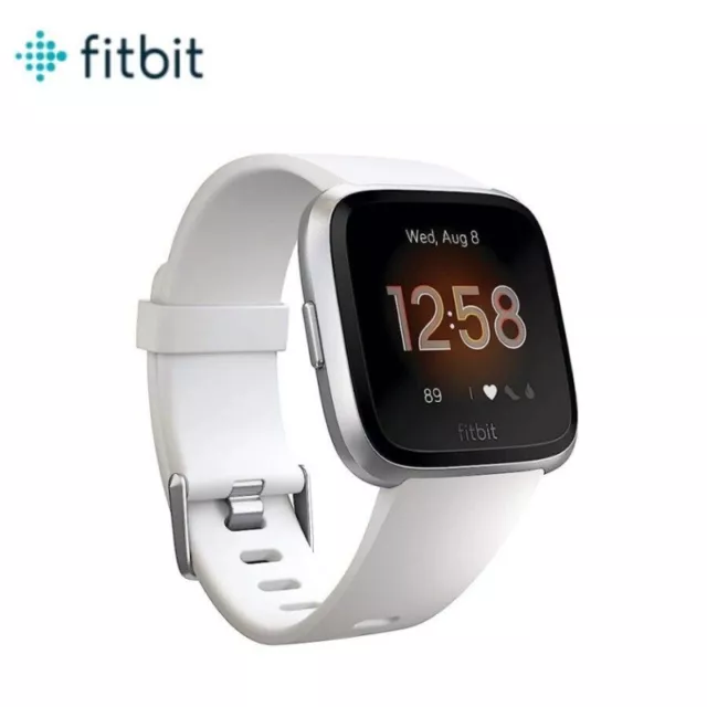 Fitbit Versa LITE Edition Smart Watches Charcoal/Silver Aluminum Heart Rate GPS