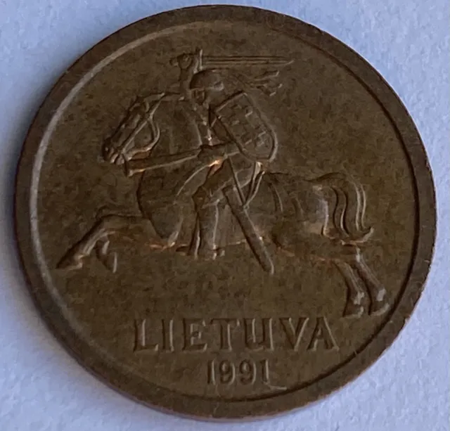 Lithuania 10 Centu 1991 (KM#88) 3