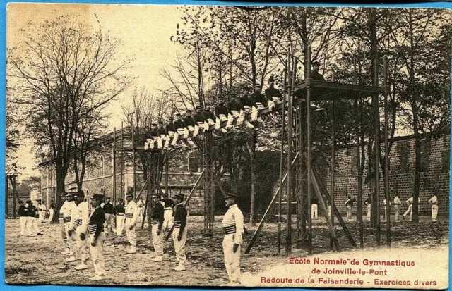 CPA: Joinville-le-Pont - Redoute de la Faisanderie - Miscellaneous exercises / 1912
