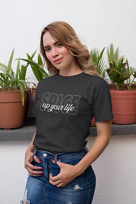 Womens Fashion T-shirt Spice Up Your Life estate alla moda Top ispirata Spice Girls