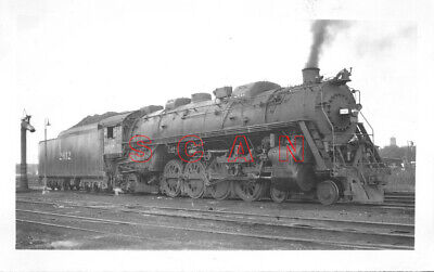 2H388 Rp 1954 Illinois Central Railroad 4-8-2 Loco #2612 Paducah Ky