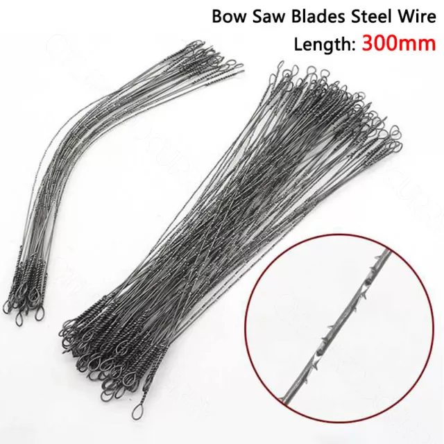 300mm Bow Saw Blades Steel Wire Carved U-Shaped Hacksaw Drawloom For Woodworking