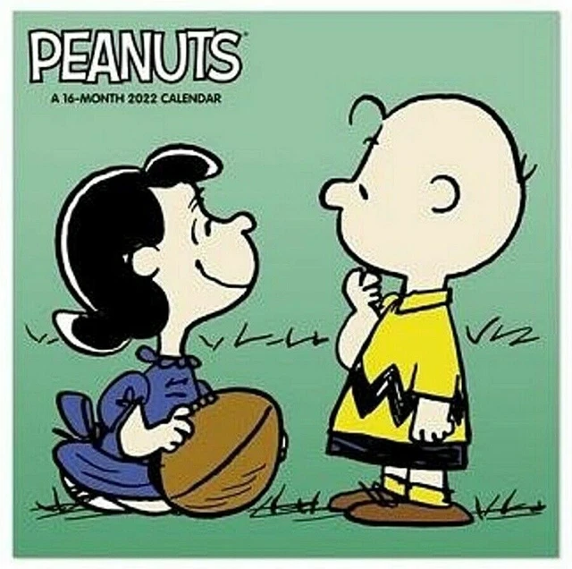 PEANUTS COMIC STRIP Characters 16 Month 2022 Wall Calendar 12" X 24