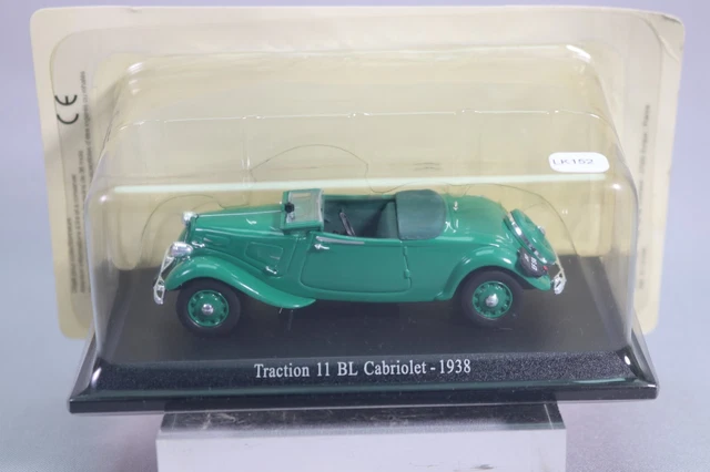 LK152 NOREV UH Atlas 1/43 Citroen Traction 11BL cabriolet 1938 Saga Tractions 46