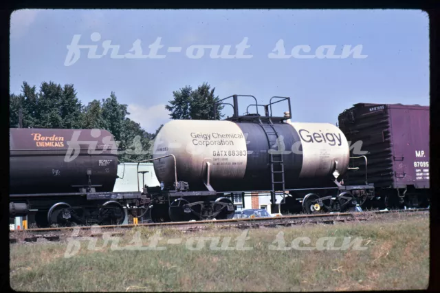 F Original Slide - Geigy Chemical Corp GATX 88383 Tank Car Sept 1968