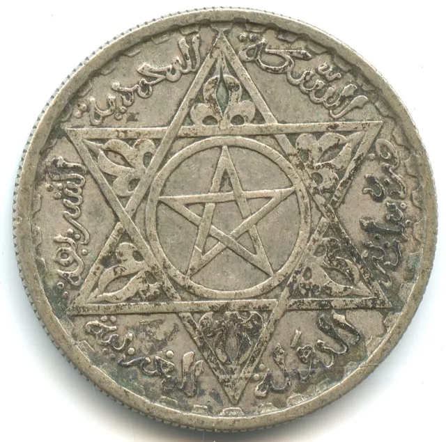 Maroc 100 francs argent 1953 n°4908