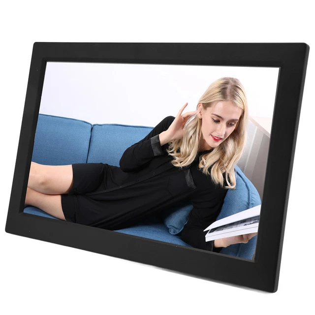 Cadre Photo Numérique 10 1 Pouces HD IPS écran Tactile Rotation Automatique Supp