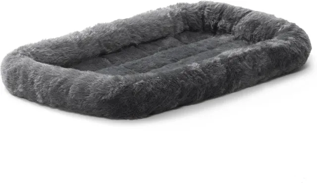 Homes for Pets Bolster Dpg Bed 22L-Inch Gray Dog Bed or Cat Bed w/ Comfortable B