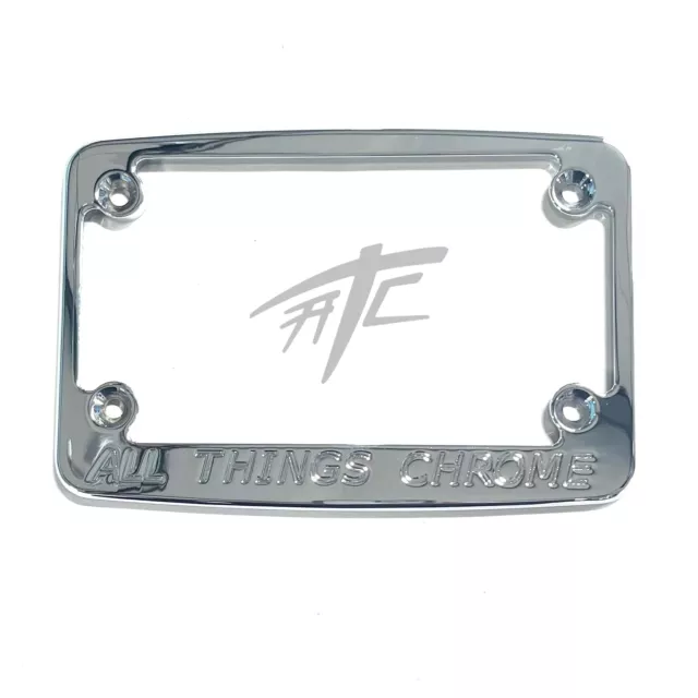 Zx-14 Chrome All Things Chrome License Plate Frame 12-22 Kawasaki Ninja Zx-14R