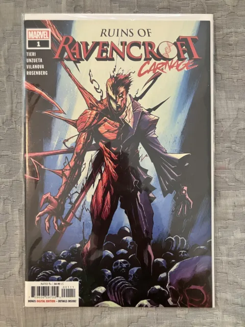 Ruins Of Ravencroft Carnage #1 (Marvel 2020) 🔑 1St Cortland Kassady / Plague!