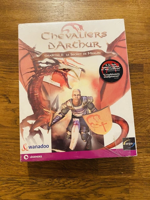 Jeu PC Chevaliers D’Arthur : Chapitre I – Origines D’Excalibur (2001, Comme Neuf)