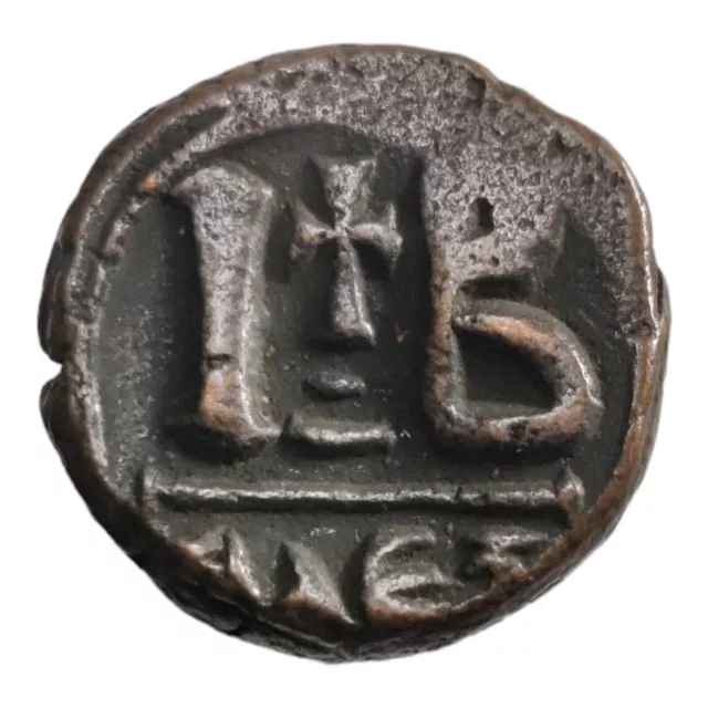 Byzantine Empire Heraclius 610-641 AD Æ 12 Nummi Byzantine Coin Alexandria 8K