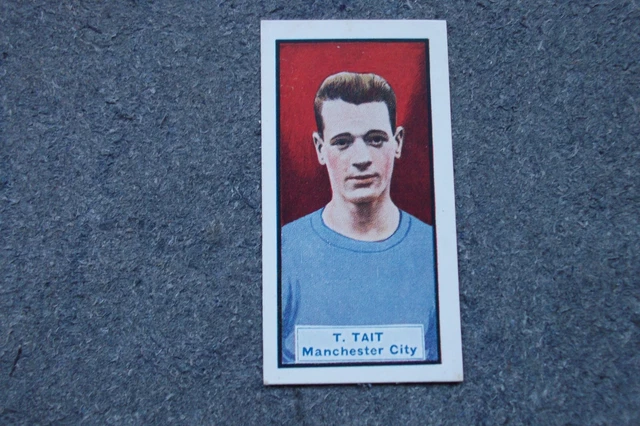 D.C Thomson Footballers/ Cars 1930  T.TAIT (Man City) Card No 17
