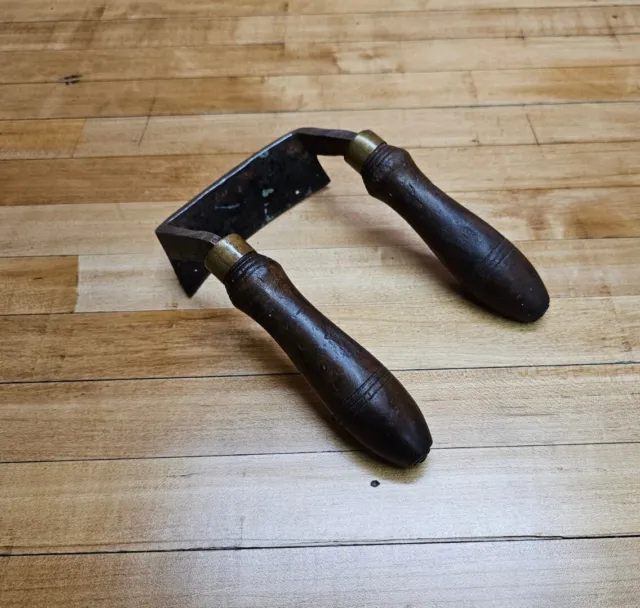 ANTIQUE Tools Drawknife Wood SCORP Spokeshave CAST STEEL • 5" Nice!☆US