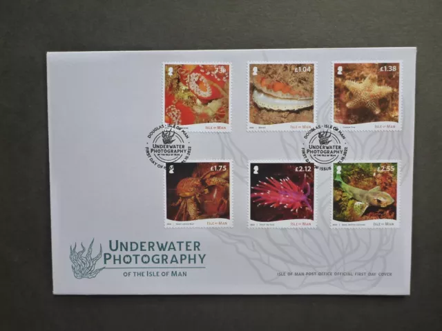 ISLE OF MAN 2022 Underwater Photography Set 6 Stamps First Day Cover