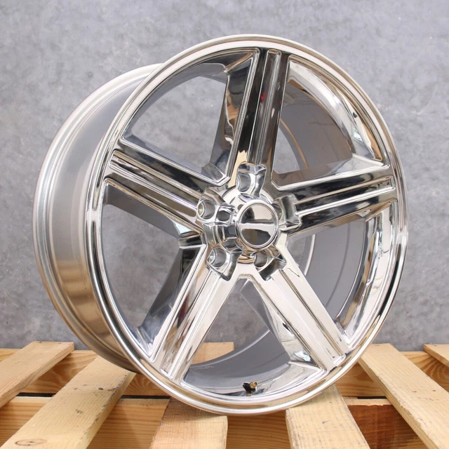 Rev Replicas 652 Chrome 20x9 0 5x120 Wheel Single Rim Rev Replicas 652 Chrome 20x9 0 5x120 Wheel Single Rim