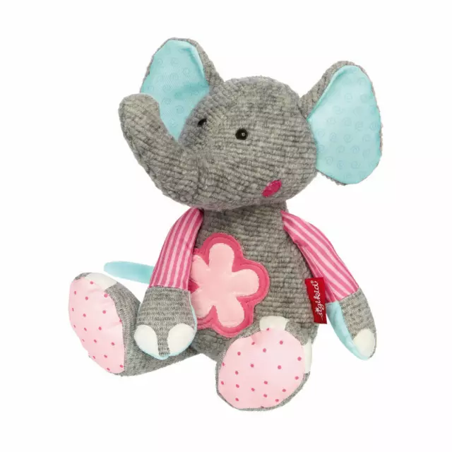 sigikid Patchwork Sweety Elefant Kuscheltier Plüschtier Stofftier 31 cm Rosa