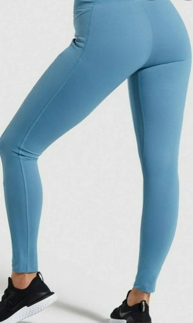 GYMSHARK DREAMY COLLECTION Womens Medium Leggings Teal Whitney Simmons  Athletics £15.89 - PicClick UK