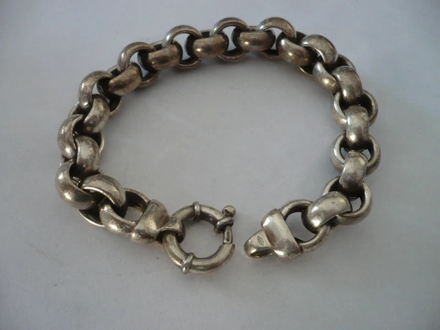 Bracelet Maille Forçat Ronde, 18,5cm, Argent 925 - Artemis