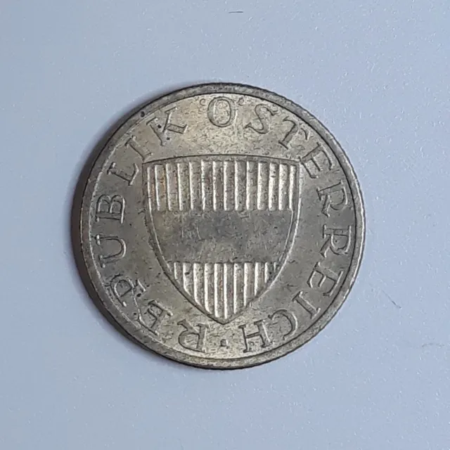Coin Austria	1961	50 groschen	Second Republic	Aluminium-Bronze (317)