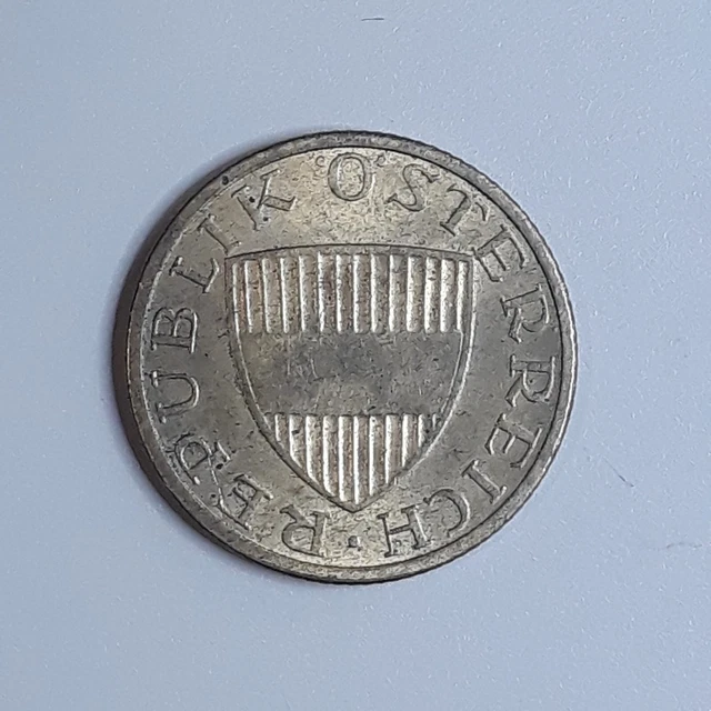 Coin Austria	1961	50 groschen	Second Republic	Aluminium-Bronze (317)