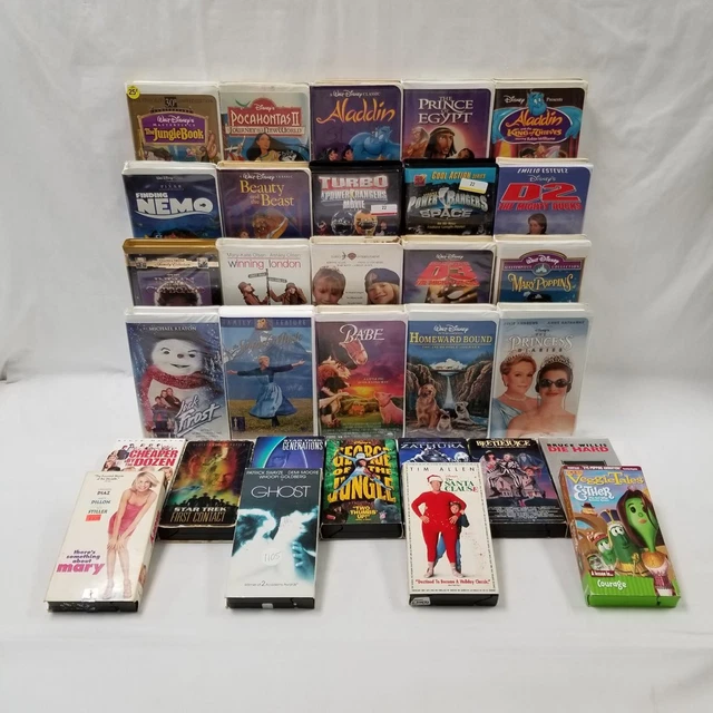 VINTAGE VHS MOVIES Bulk Media Resellers Lot 80s 90s Cult Classics