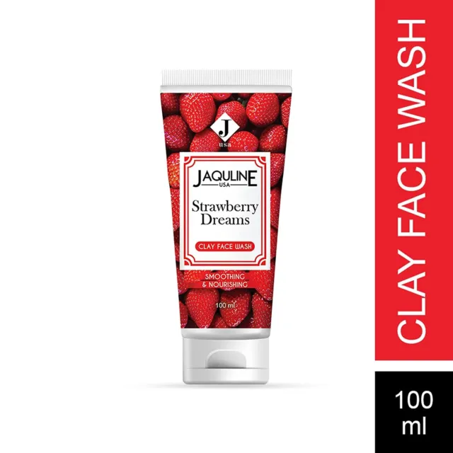 Jaquline EE. UU. Strawberry Dreams lavado facial con arcilla 100 ml (ENVÍO GRATUITO A TODO EL MUNDO)
