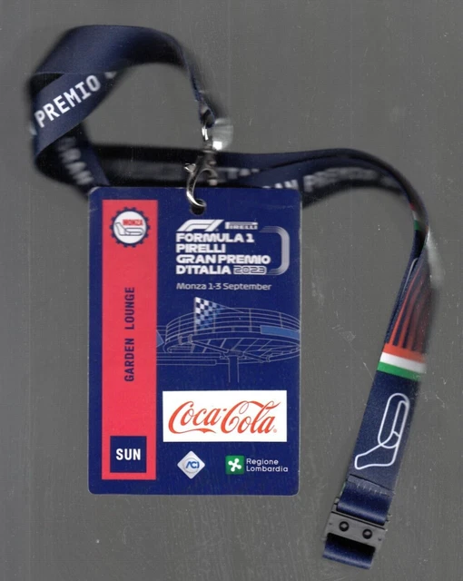 MONZA 3/11/2023 Biglietto Gran Premio Grand Prix F1 Ticket / Pass