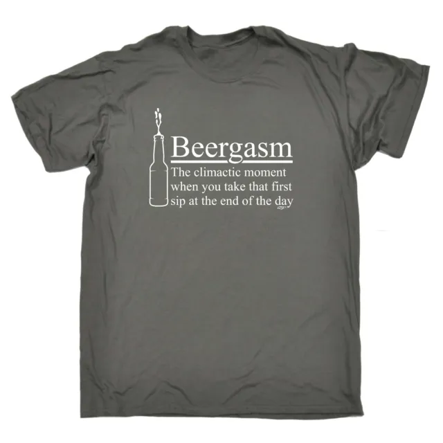 Beergasm - Mens Funny Novelty Tee Top Gift T Shirt T-Shirt Tshirts