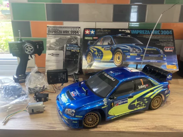 TAMIYA TT01 SUBARU Impreza WRC 2004 Rally RC Car 1 10 15T Servo