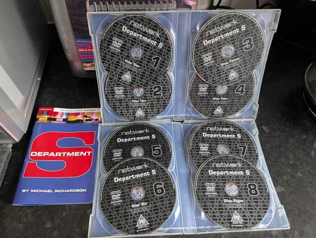 Creasing Shipping Box DEPARTMENT S COMPLETE Series Box Set 8 DVD Discs £14.99 - PicClick UK