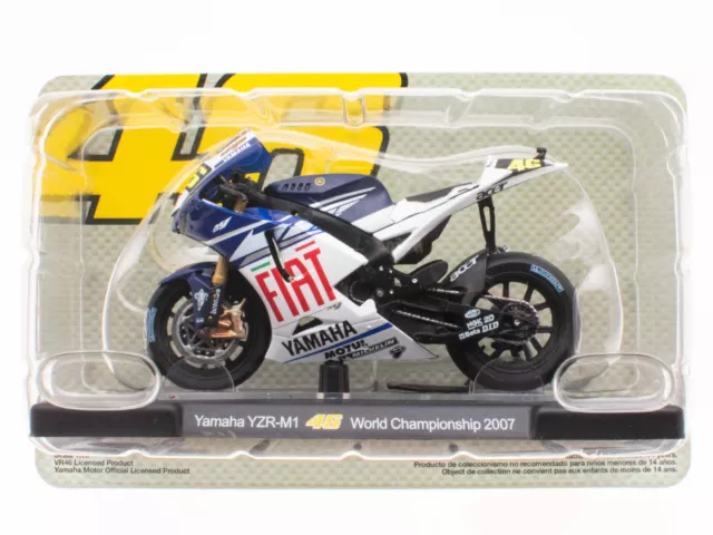 Yamaha YZR-M1 World Championship 2007 Valentino Rossi #46 MotoGP 1:18 - VR017