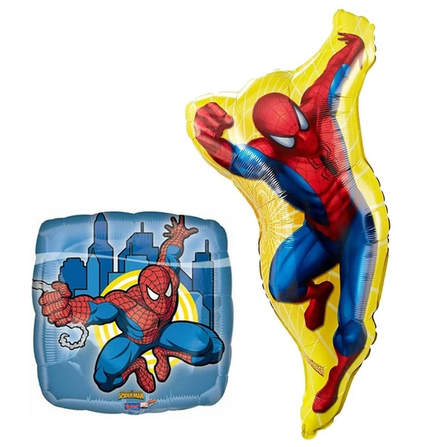 Set of 2 Spider-Man Foil Balloons -  Spiderman Party Decorations