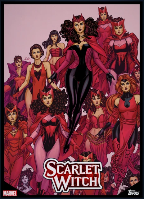 Scarlet Witch Costume Evolutions award cc#464 Topps Marvel Collect Digital card