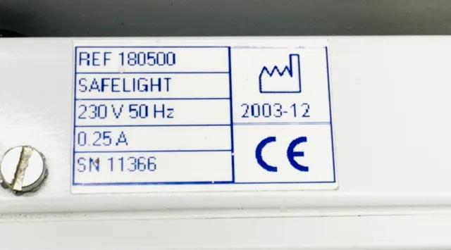 Ewem Janus Luz Cuarto Oscuro Safelight Röntgen Dunkelkammerlampe Probado 3