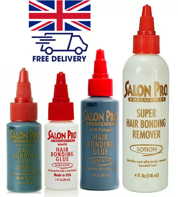 Salon Pro Hair Extension Bonding Glue BLACK GLUE White & Remover  UK SELLER
