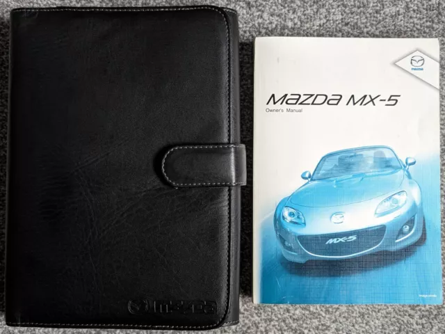 Mazda Mx5 Mk3 Mk3.5 Nc Nc2 (2009-2012) Handbook Owners Manual & Wallet (2009)