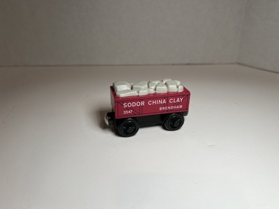 thomas wooden railway sodor china clay cars