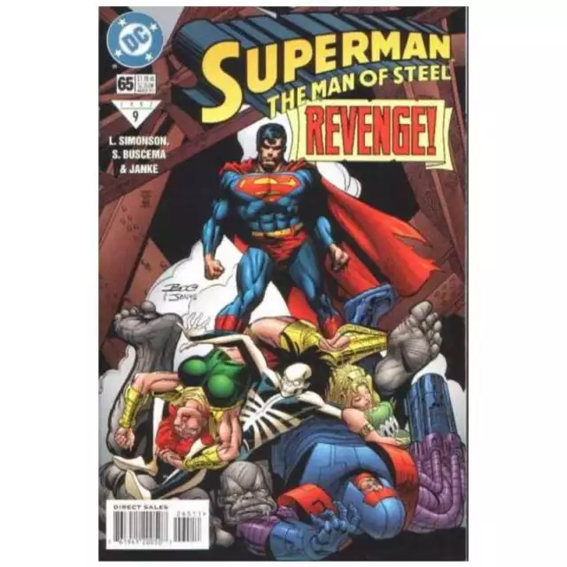 Superman: The Man of Steel #65 in Near Mint condition. DC comics [o: