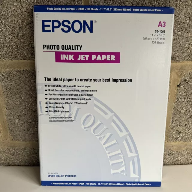 Papier d'impression Epson Papier Photo Premium Glossy - A6 - 2x 40 Feuilles  - 255g/m² - C13S042167